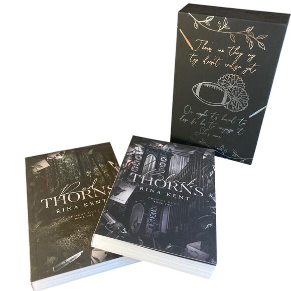 26 Eternal Embers Book Box Thorns Duet (2-book set) by Rina Kent UNREAD +Extras - Picture 1 of 5